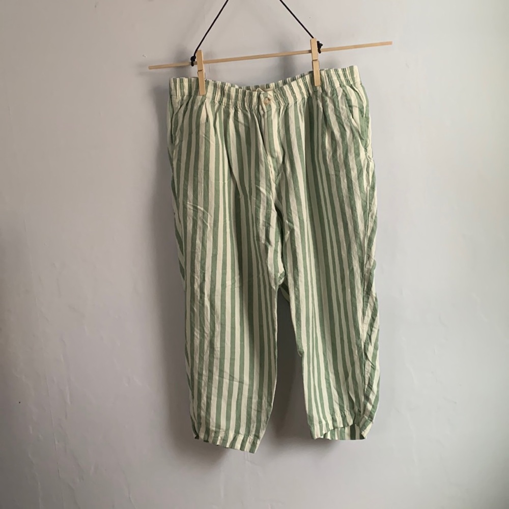 Madewell Linen Pull-On Huston Pants